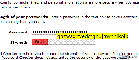 微软官方密码强度测试工具帮你测试密码是否强悍